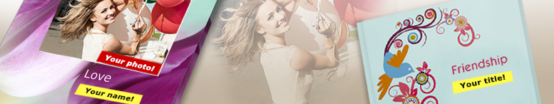 Personalised gift books - Cover & Design Personalised gift books - Cover & Design